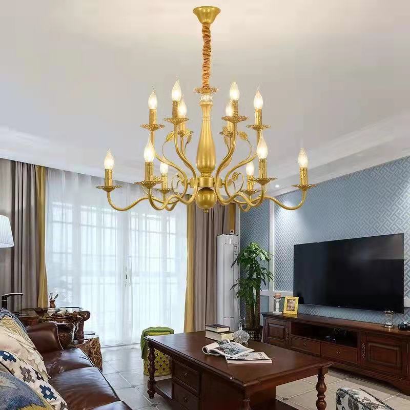 Silva Chandelier Rustic Glass Living Room Bedroom - Neutral Decor