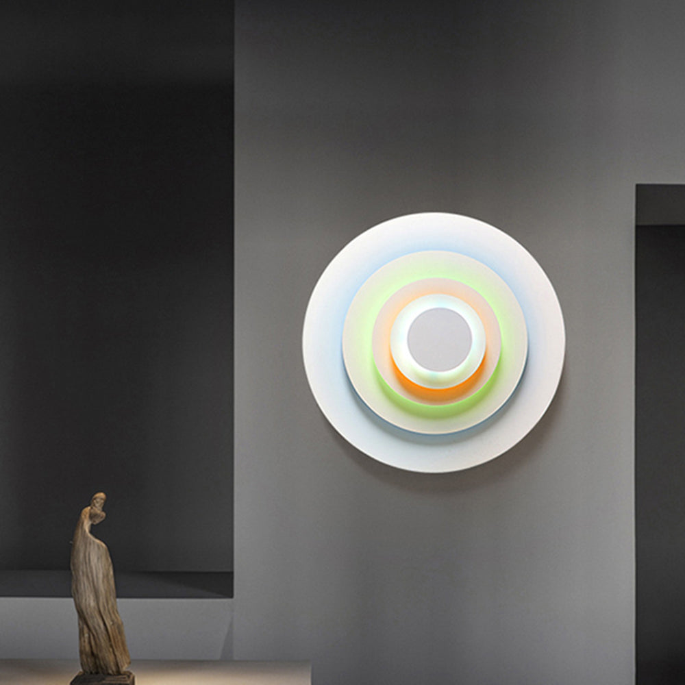 Aria Circular 3-in-1 Colorful LED Wall Lamp - Neutral Decor