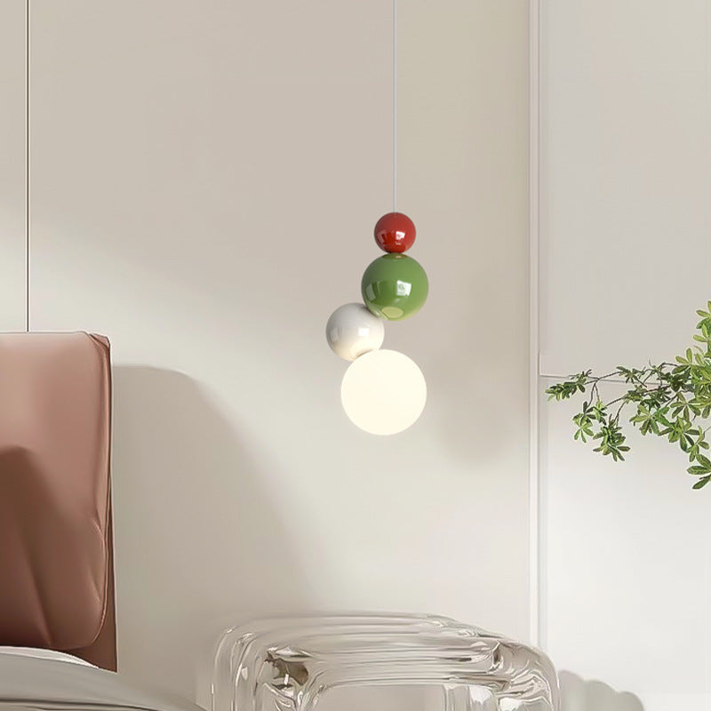 Valentina Modern LED Pendant Light White Metal Bedroom Living Room - Neutral Decor