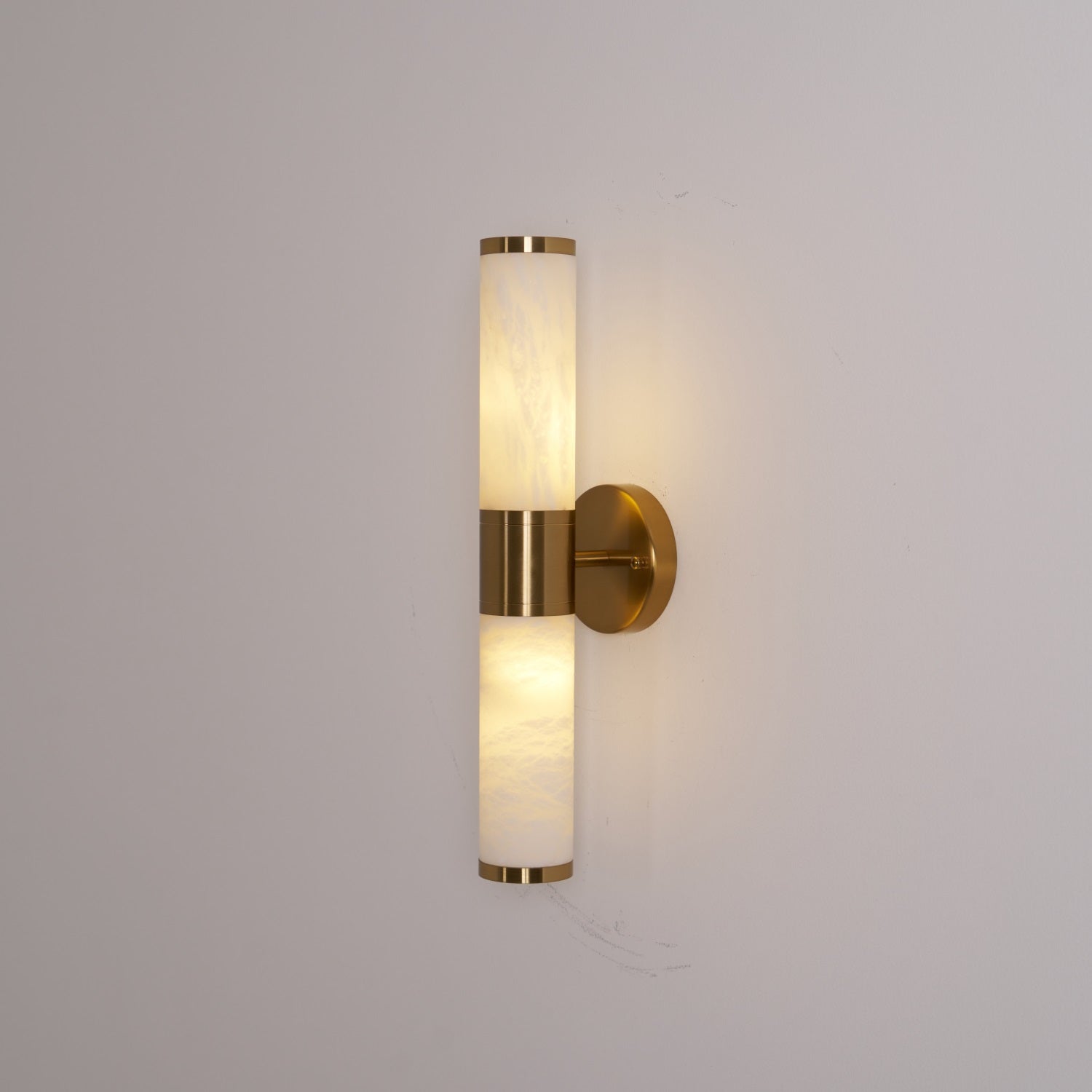 Tira Minimalist Alabaster Wall Lamp-Neutral Decor