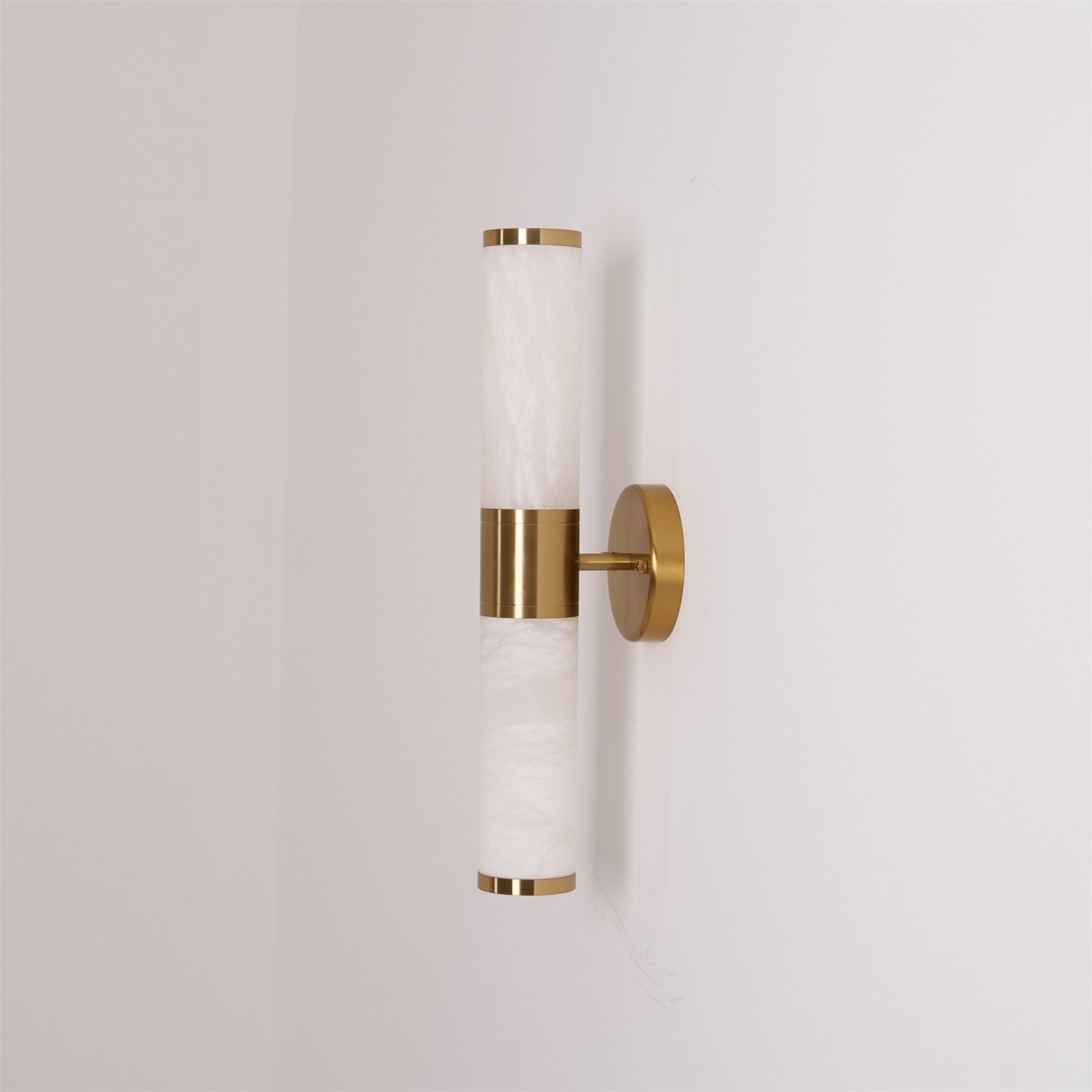 Tira Minimalist Alabaster Wall Lamp-Neutral Decor