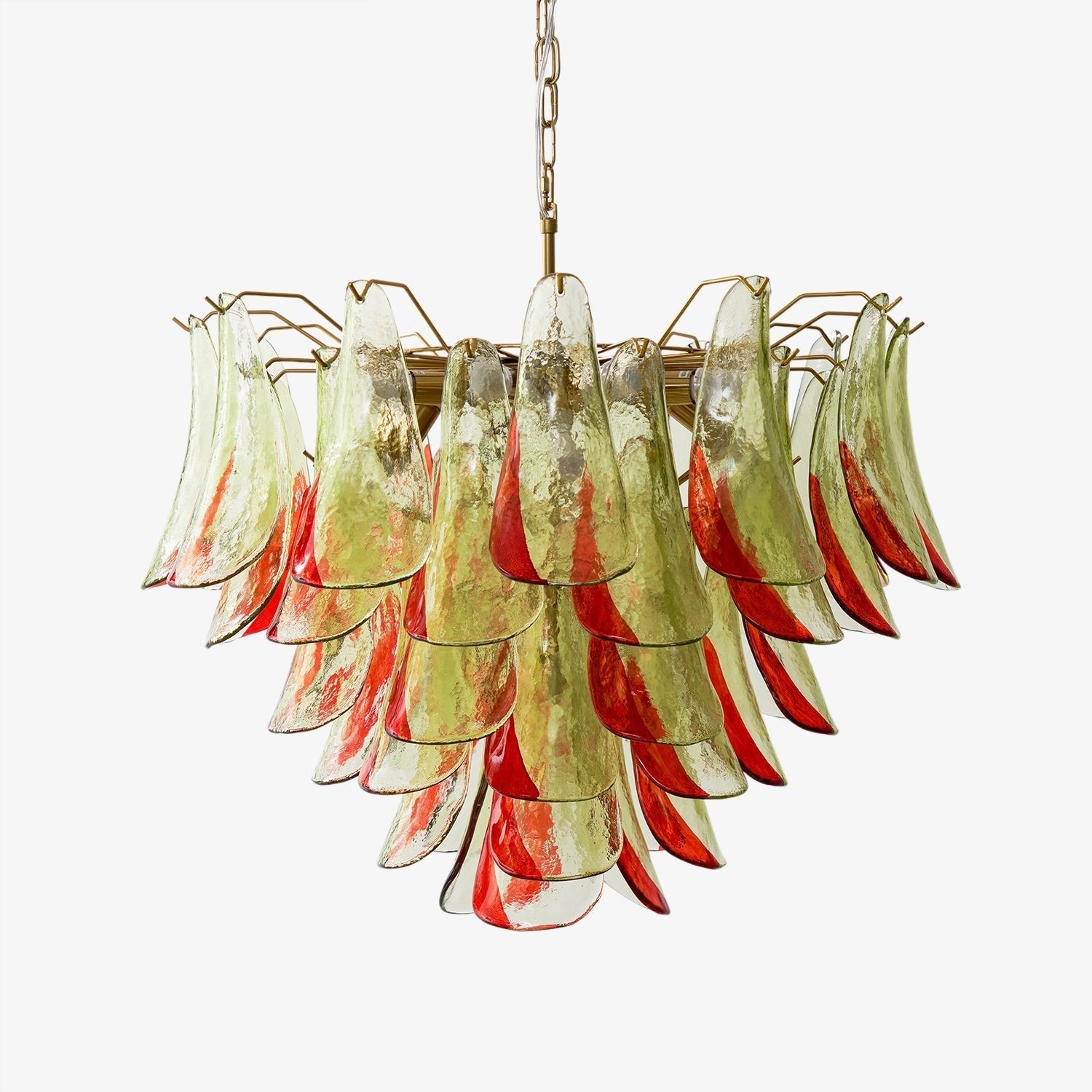 Aurora Chandelier Murano Glass Petal Elegant-Neutral Decor