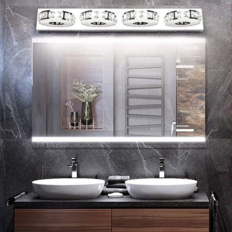 Kristy Mordern Cylindrical Metal Wall Lamp, Silver - Neutral Decor