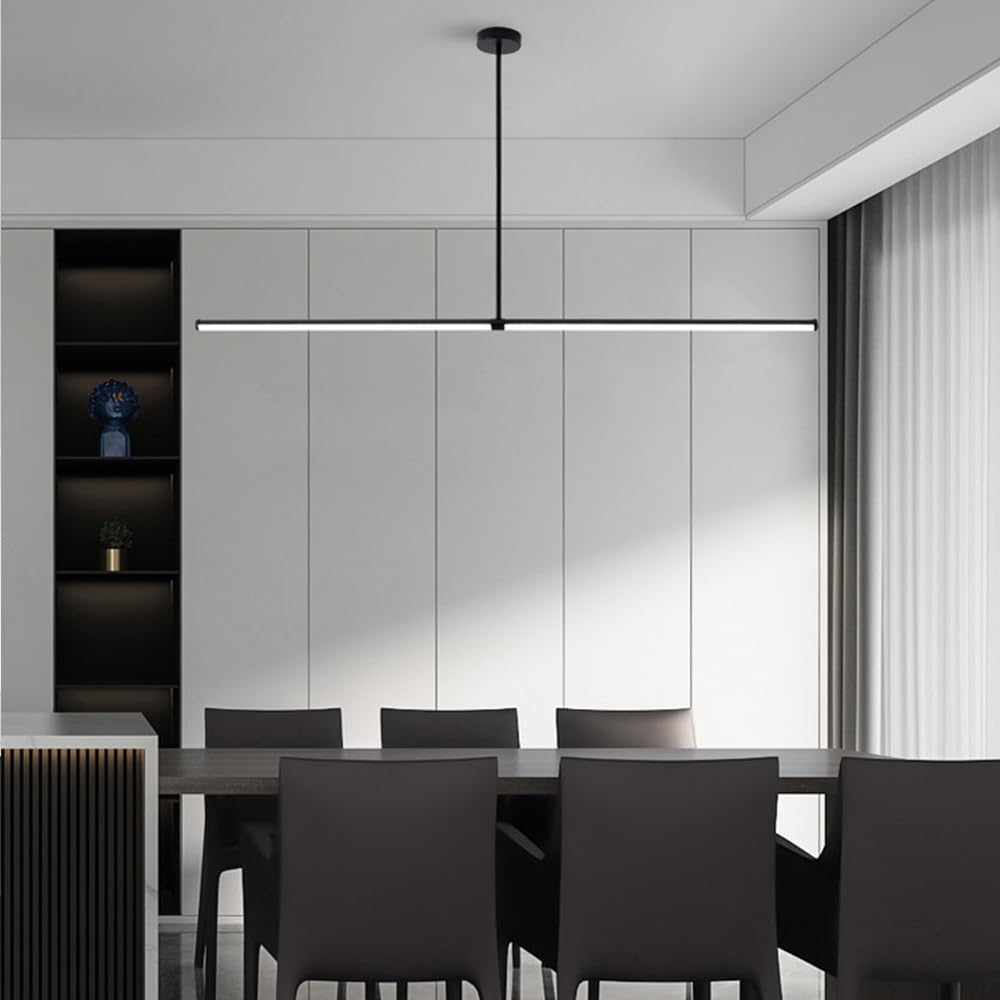 Arisha Pendant Light Minimalist Black Modern LED Dining Room Office - Neutral Decor