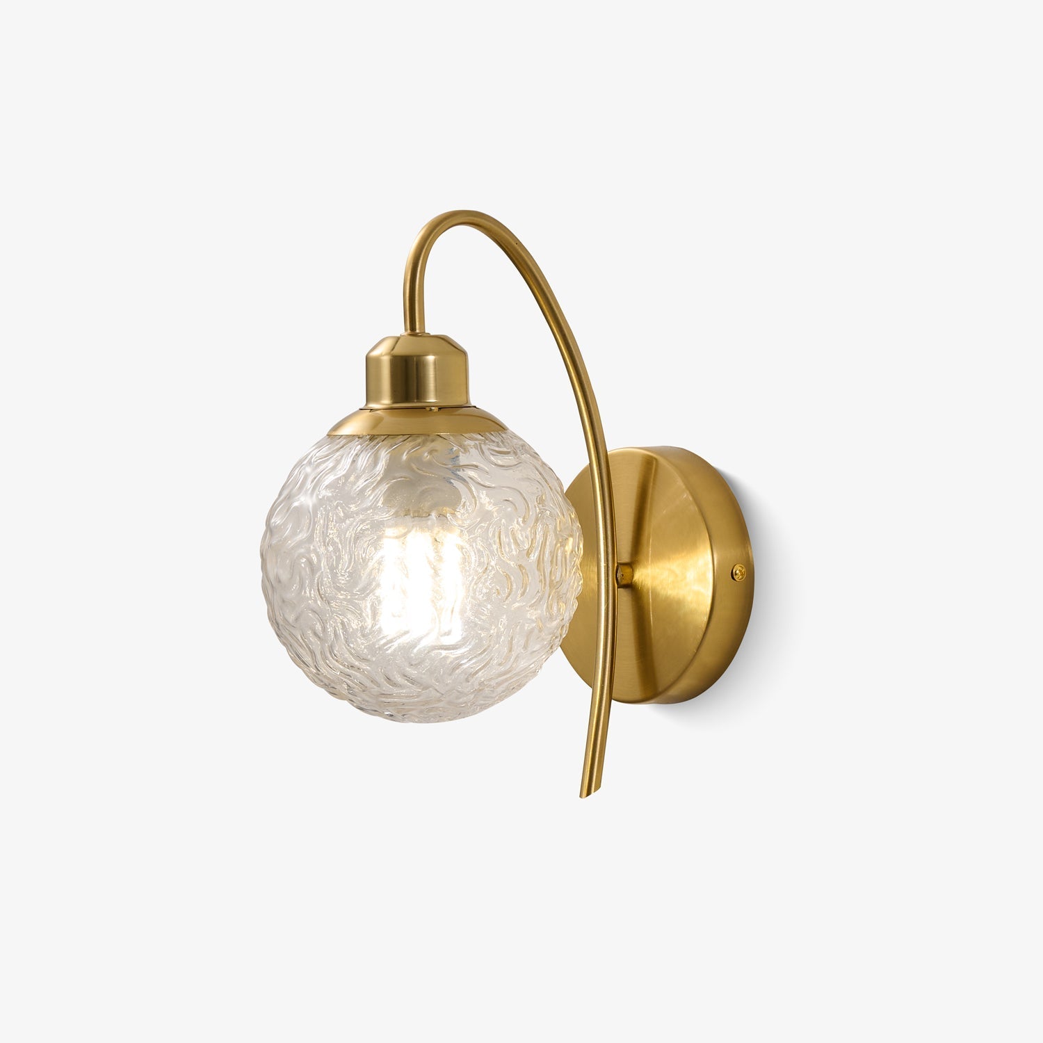Brynd Curved Wall Sconce-Neutral Decor