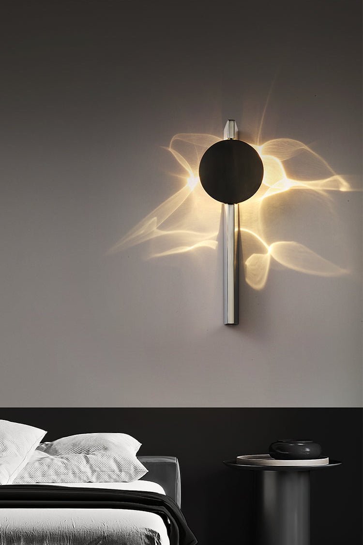 Pethr Wave Minimalist Steel Wall Lamp-Neutral Decor