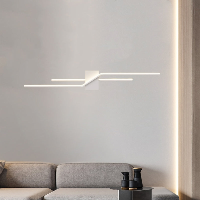 Arisha Minimalist Linear Metal Vanity Wall Light - Neutral Decor