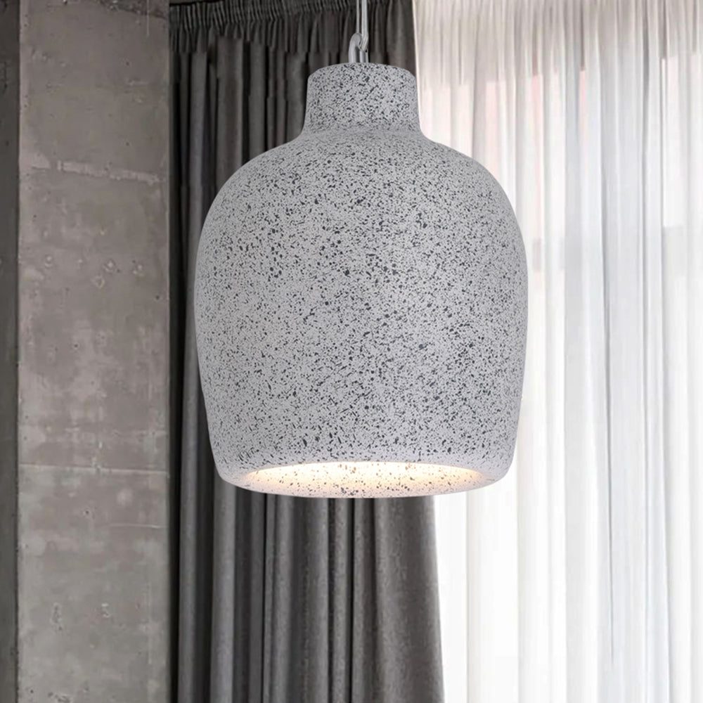 Avi Wabi Sabi Jar Shaped Resin Pendant Light, 4 Color - Neutral Decor