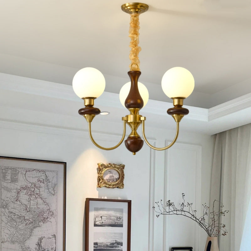 Silva Modern Luxury Decorative LED Chandelier Gold Metal Living Room - Neutral Decor