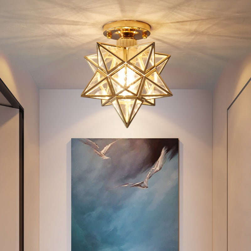 Arisha Classic Flush Mount Ceiling Light Bedroom - Neutral Decor