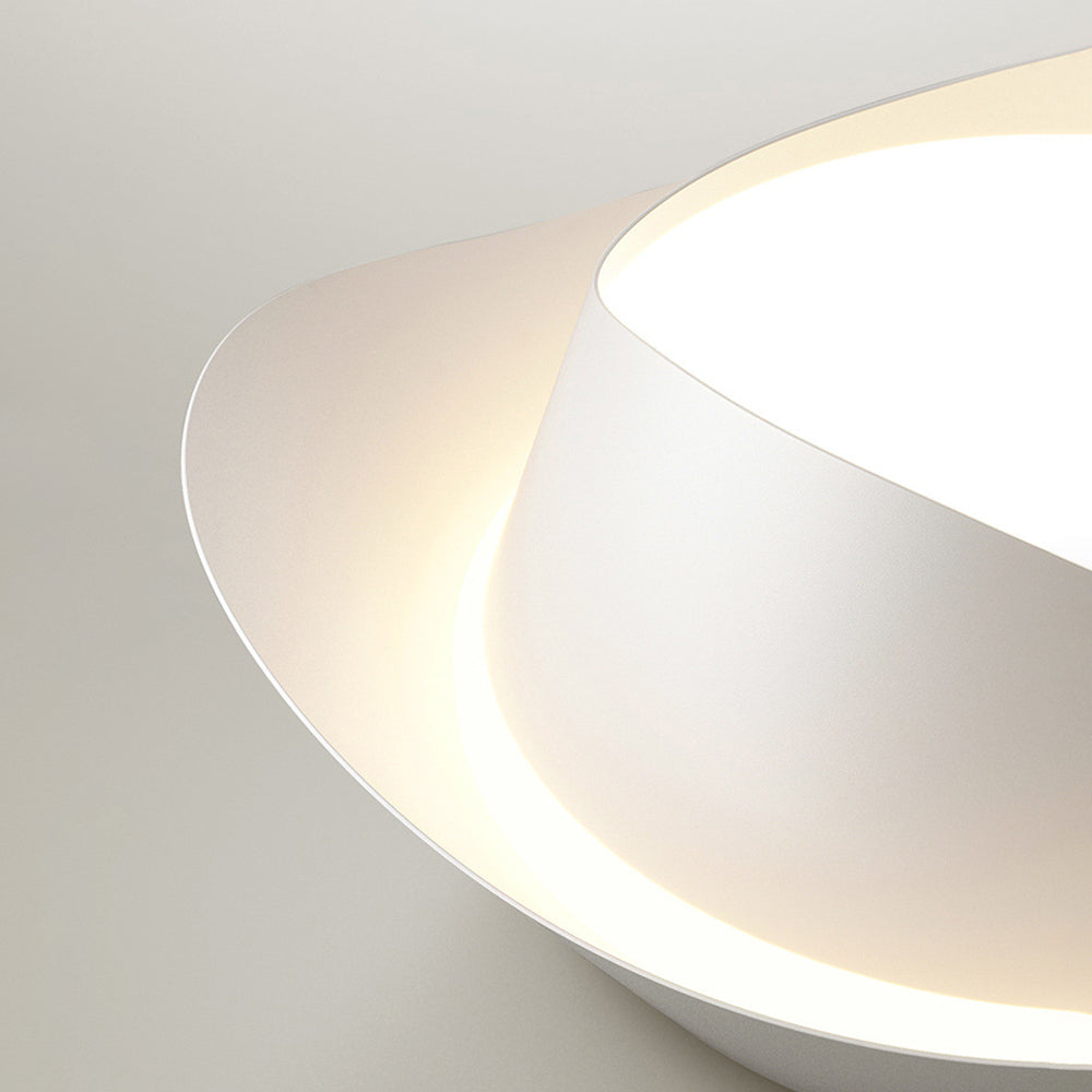 Arisha Art Deco Flower Shape Pendant Light, White - Neutral Decor
