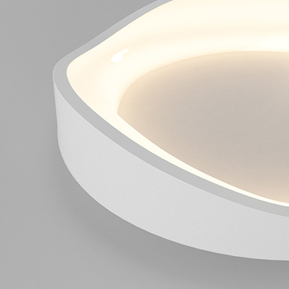 Arisha Modern Wave Flush Mount Ceiling Light - Neutral Decor