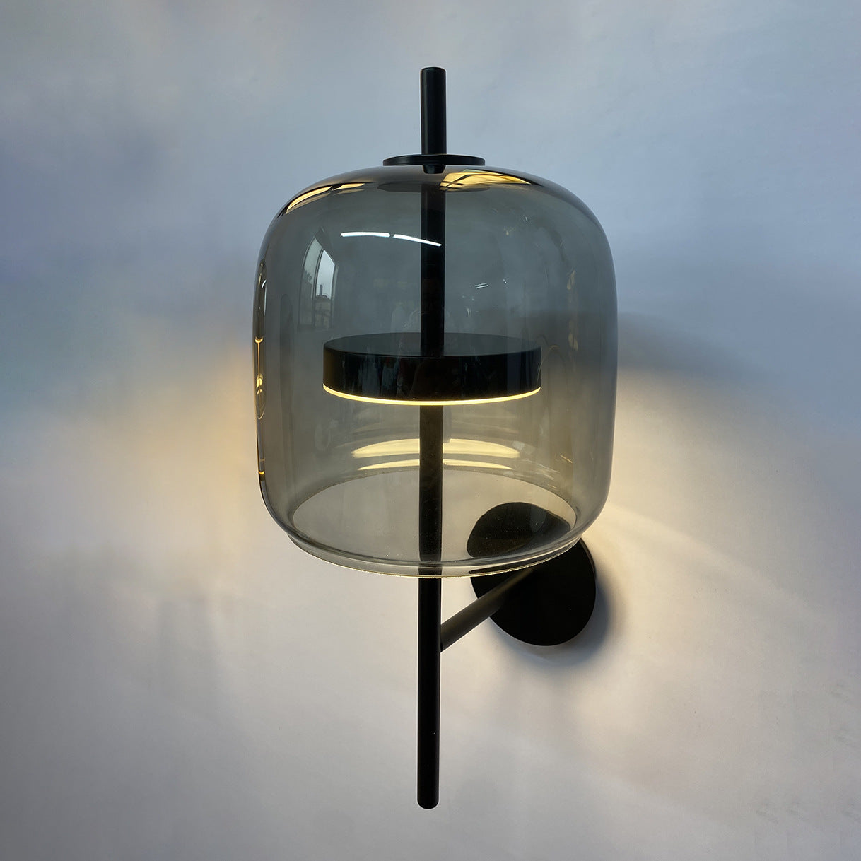 Arisha Modern Indoor Wall Lamp Metal Glass Bedroom - Neutral Decor