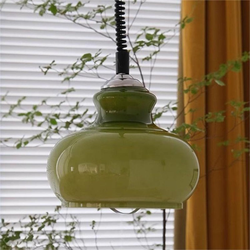 Valentina Retro Simple Pendant Light Living Room Green Living Room - Neutral Decor