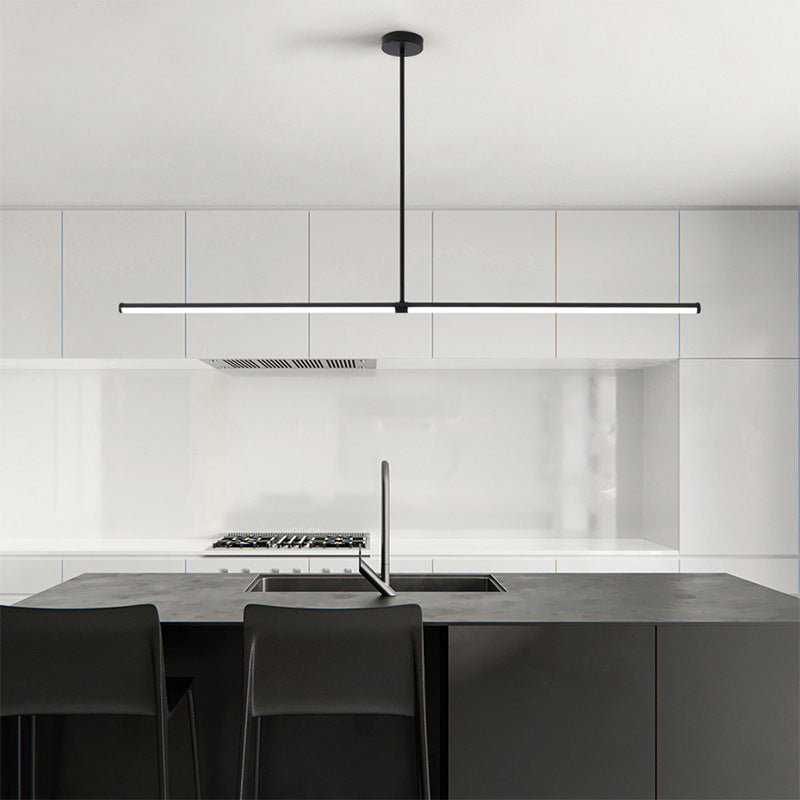 Arisha Pendant Light Minimalist Black Modern LED Dining Room Office - Neutral Decor