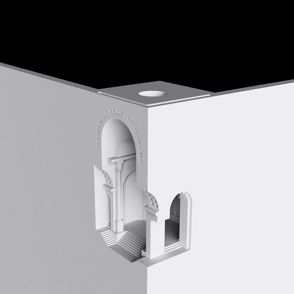 Arisha Art Deco Flush LED Plaster Wall Lamp, White - Neutral Decor