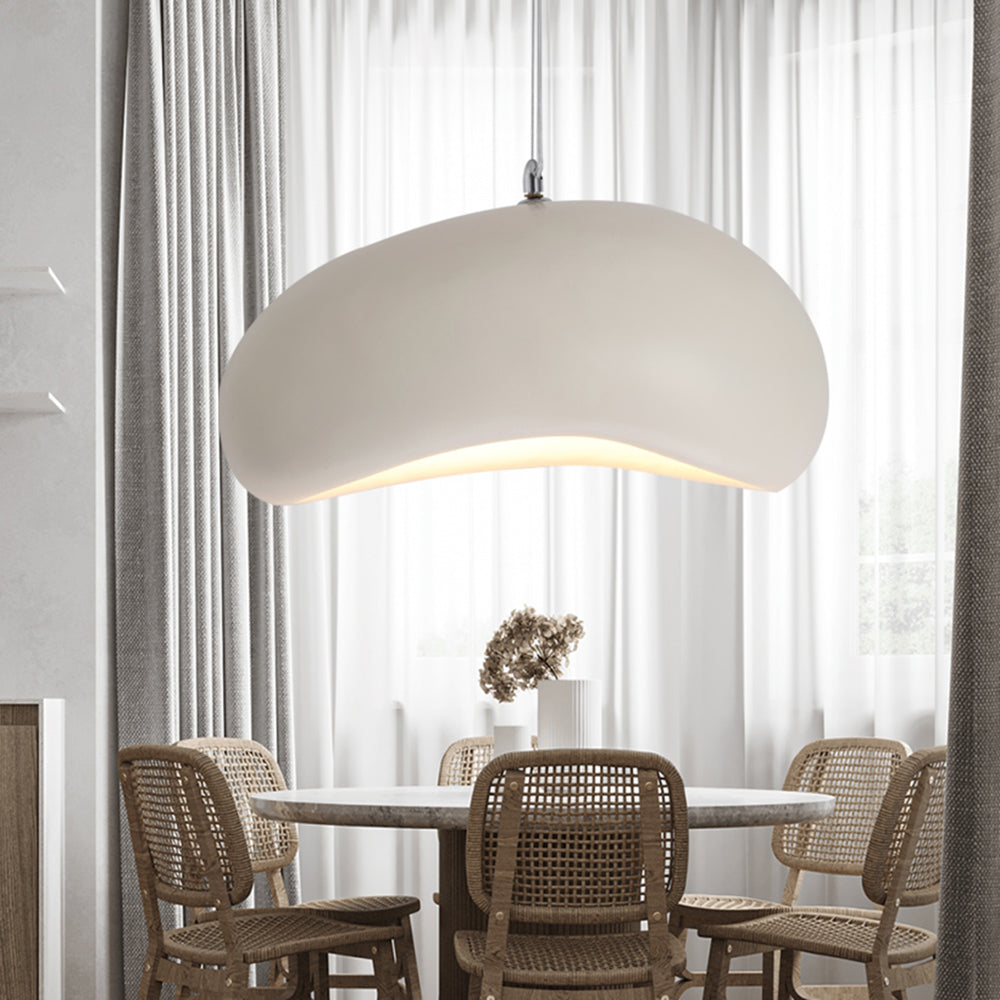 Avi Wabi Sabi Bread Shape Resin Pendant Light, 4 Color - Neutral Decor