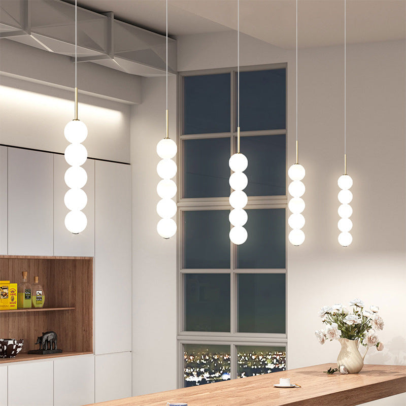 Valentina Pendant Light White Bubble Nordic - Neutral Decor