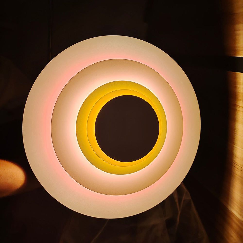 Aria Circular 3-in-1 Colorful LED Wall Lamp - Neutral Decor