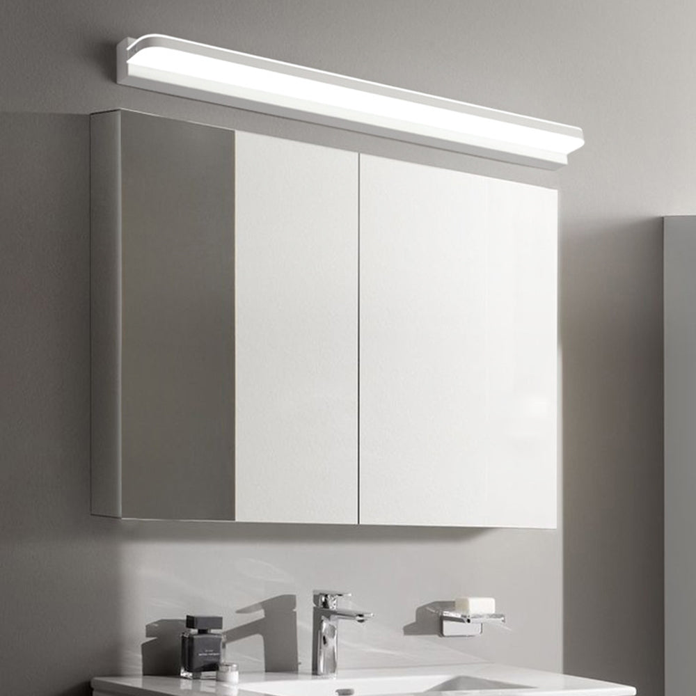 Arisha Wall Lamp Rectangular Modern, Acrylic Mirror, Black/White/Chrome/Gold, Bathroom - Neutral Decor