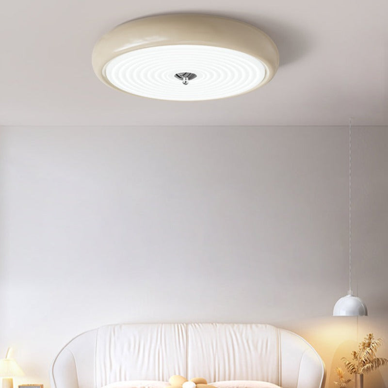 Valentina Modern LED Flush Mount Ceiling Light Acrylic Metal Living Room - Neutral Decor