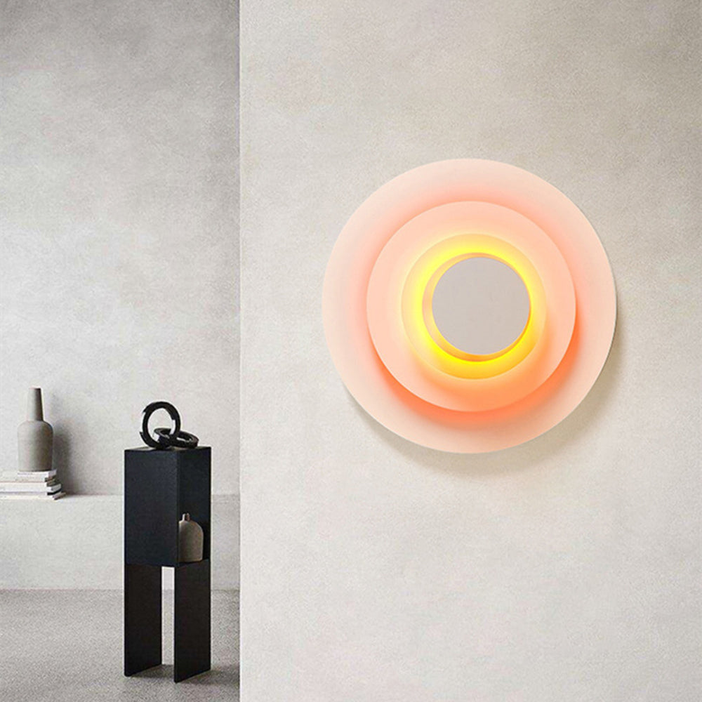 Aria Circular 3-in-1 Colorful LED Wall Lamp - Neutral Decor