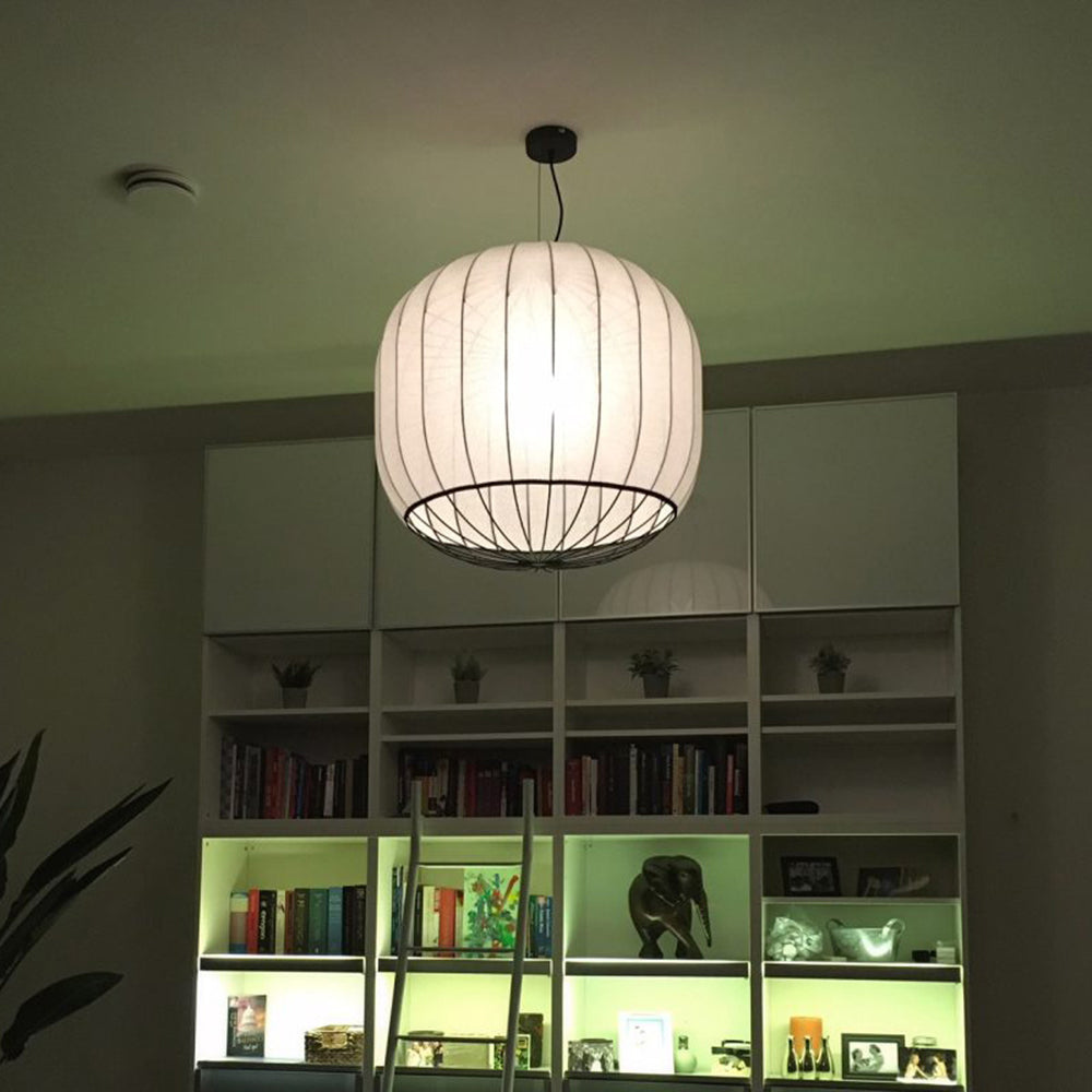 Ritta Pendant Light, Fabric - Neutral Decor