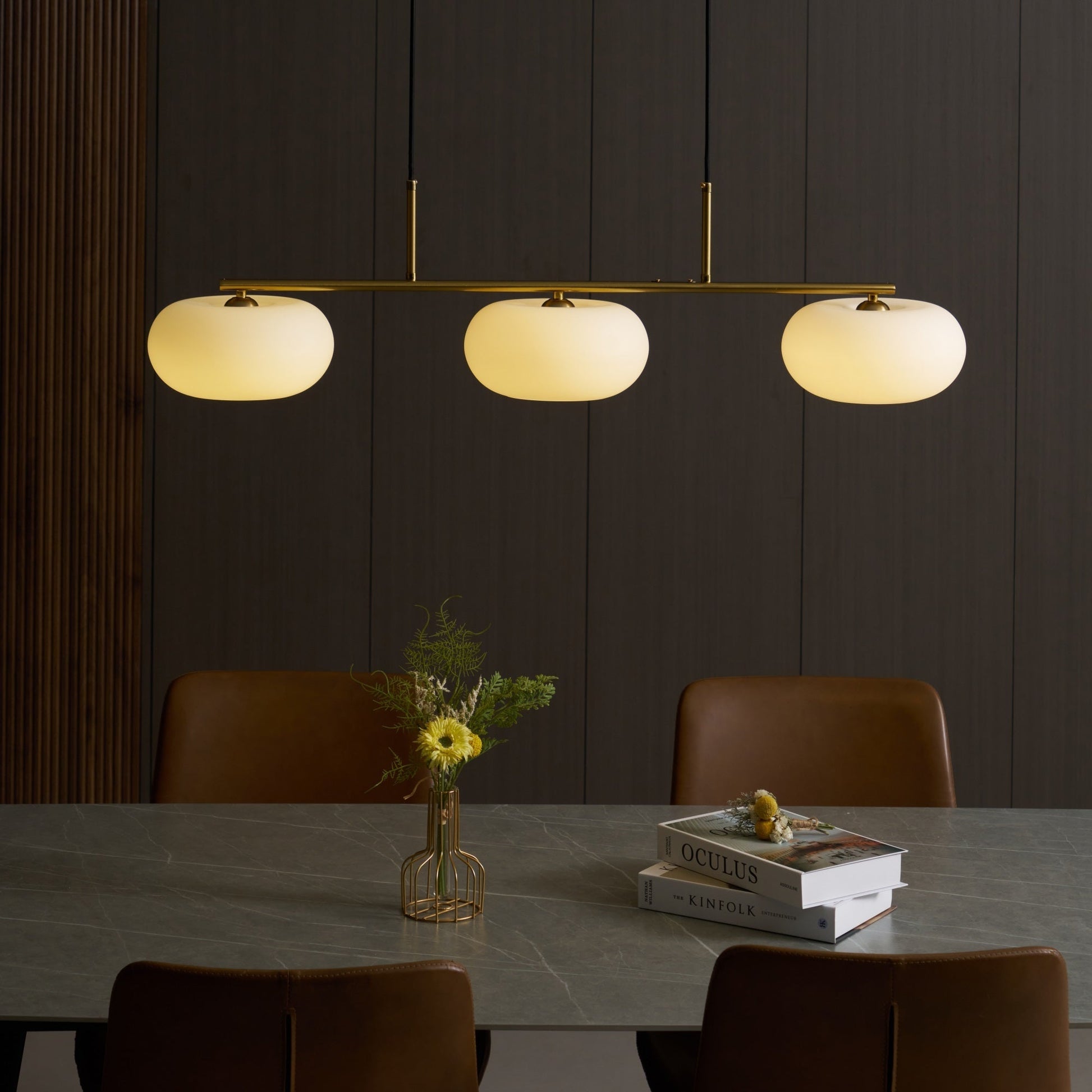 Candy Cream Cluster Pendant Light 3 Heads - Neutral Decor
