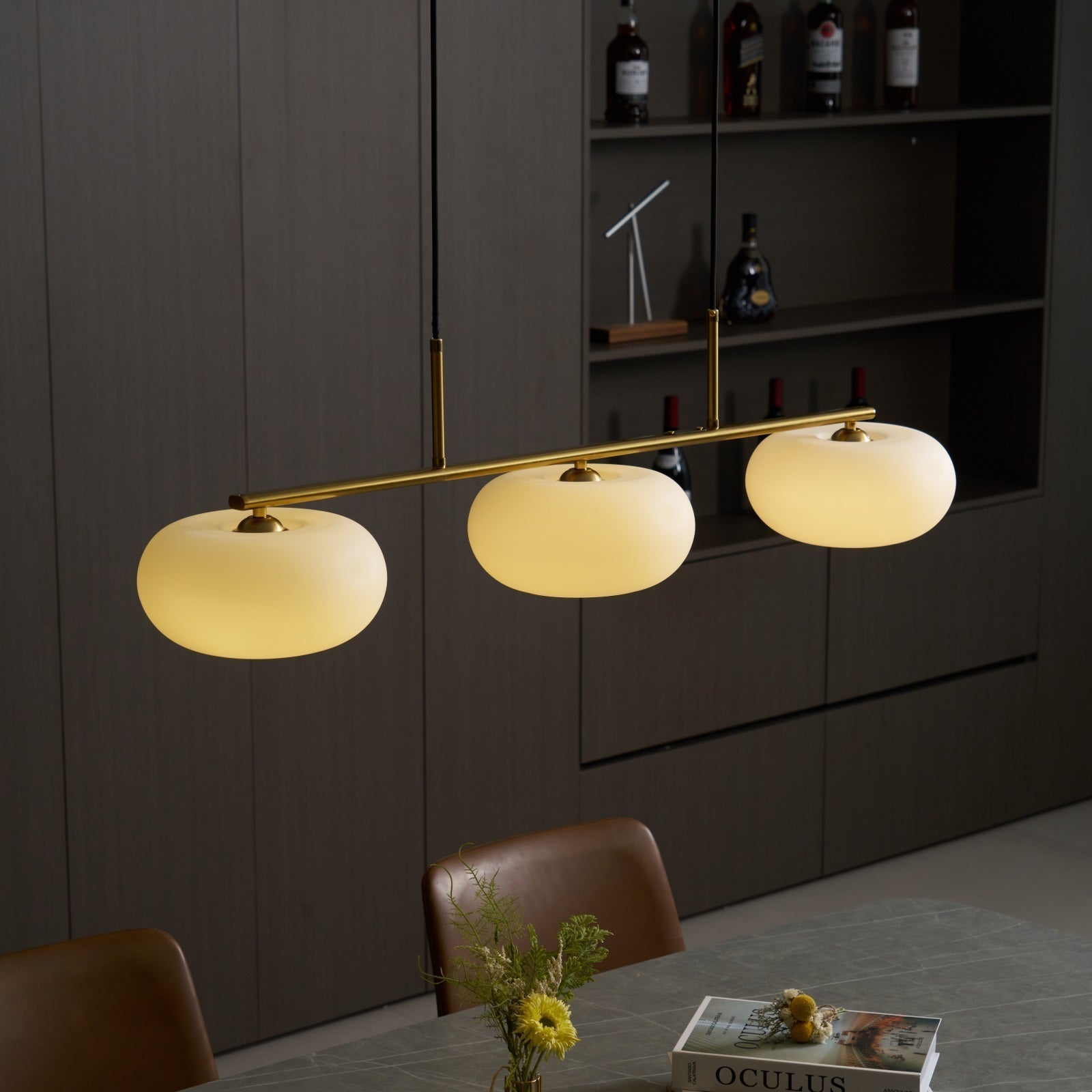 Candy Cream Cluster Pendant Light 3 Heads - Neutral Decor