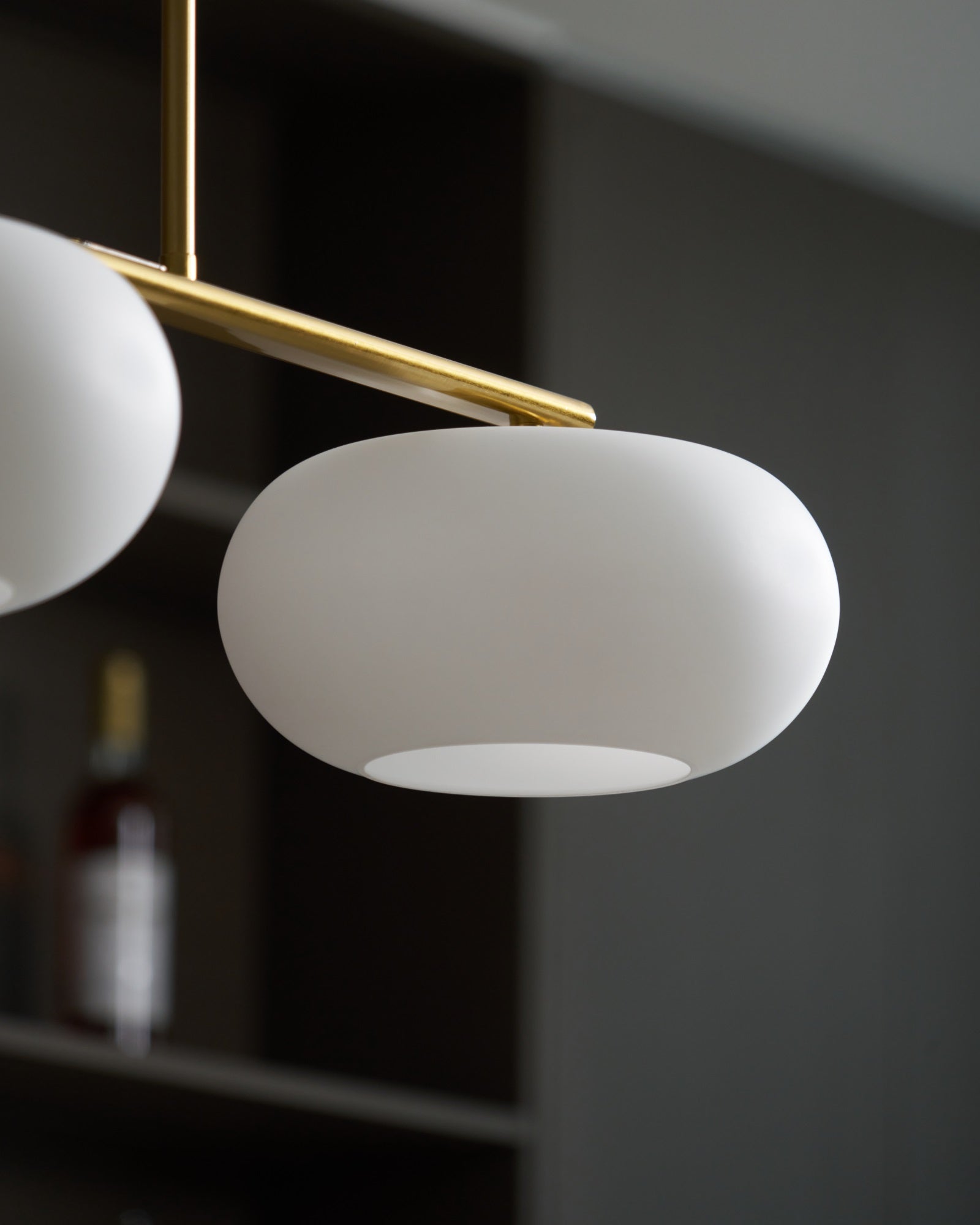 Lustra Pendant Lamp 3-Light Globe Shaped Linear-Neutral Decor