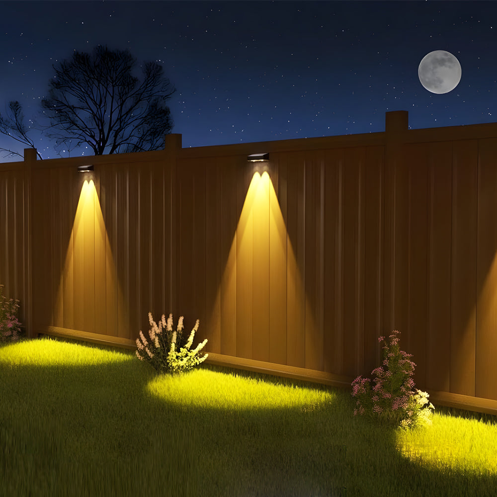 Wlla Square Multi-Color Ambient ABS Outdoor Wall Lights