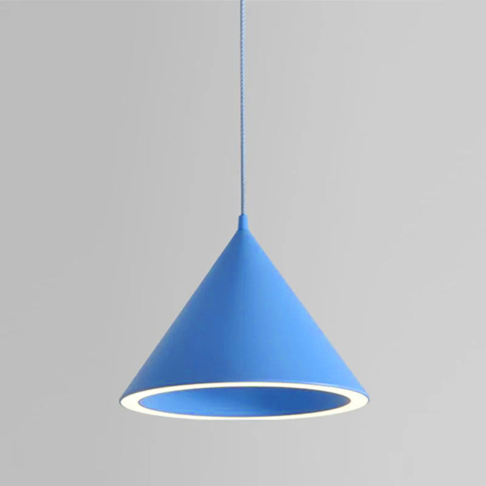 Aria Funnel-Shape Colourful LED Pendant Light - Neutral Decor