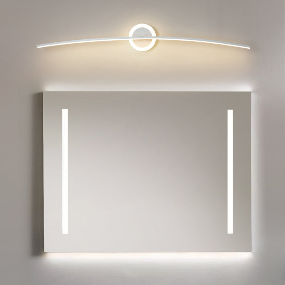 Arisha Modern Linear Metal Wall Lamp, White - Neutral Decor