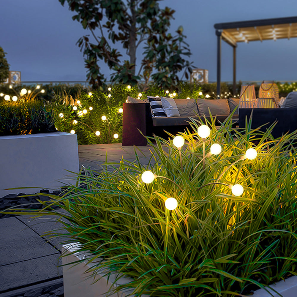 Ray Modern Metal Firefly Multi Lamp holder Outdoor Decoration Post Light - Neutral Decor