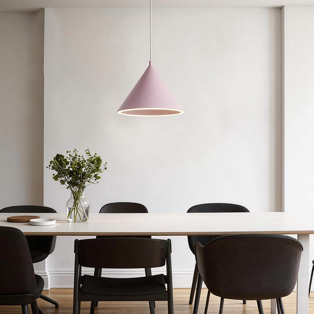 Aria Funnel-Shape Colourful LED Pendant Light