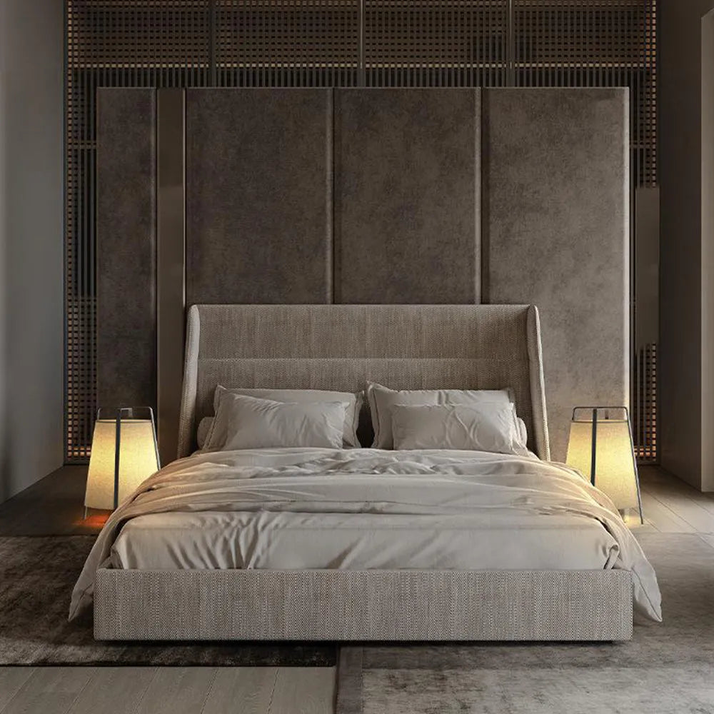 Ritta Modern Minimalist Fabric Floor Lamp, S/L - Neutral Decor