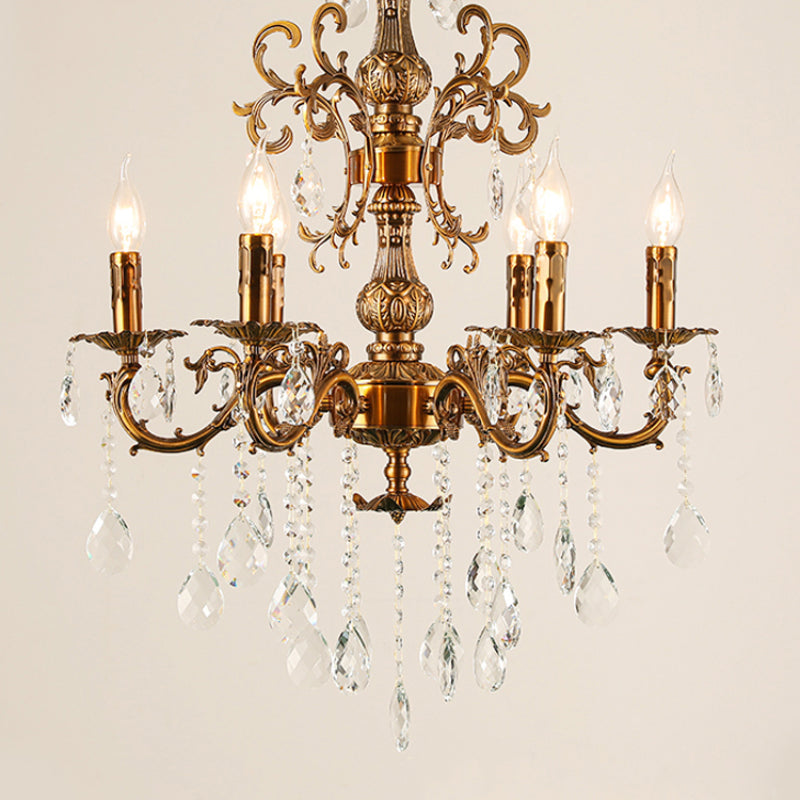 Silva Modern Design European LED Chandelier Crystal Luxury Golden Bronze Living/Dining/Bedroom - Neutral Decor