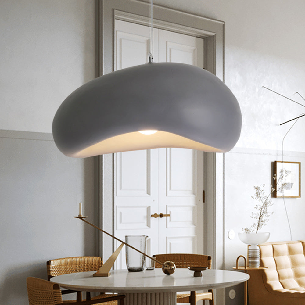 Avi Wabi Sabi Bread Shape Resin Pendant Light, 4 Color - Neutral Decor