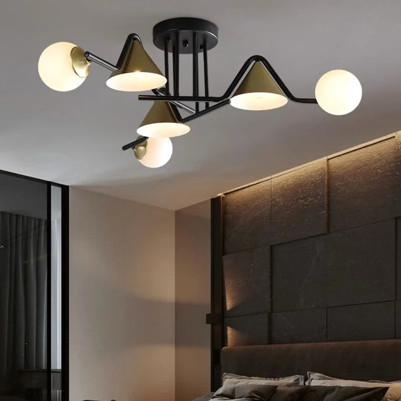 Arisha Design LED Flush Mount Ceiling Light Bedroom/Living Room - Neutral Decor