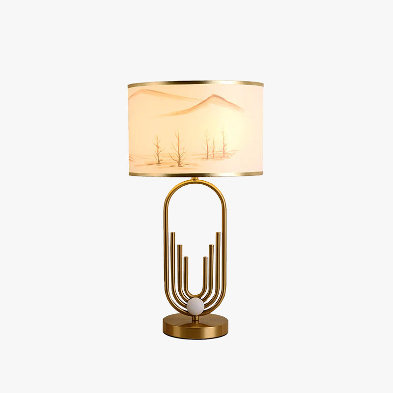 Freja Artistic Table Lamp Floor Lamp Bedside Desk Light For Bedroom - Neutral Decor