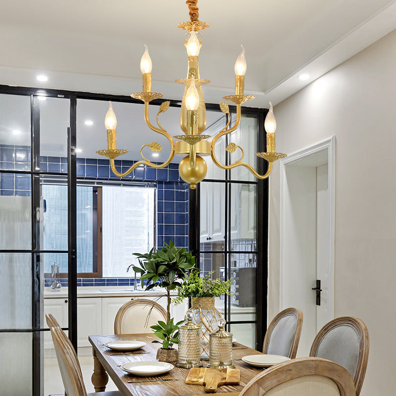Silva Chandelier Rustic Glass Living Room Bedroom - Neutral Decor