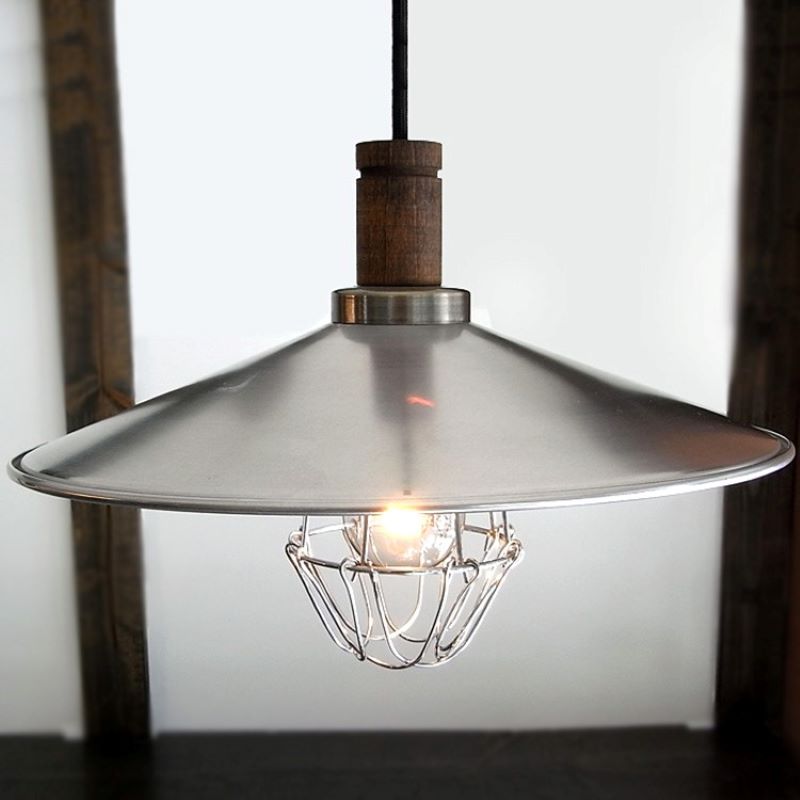 Alessio Industrial Vintage Pendant Light Metal Kitchen Restaurant - Neutral Decor