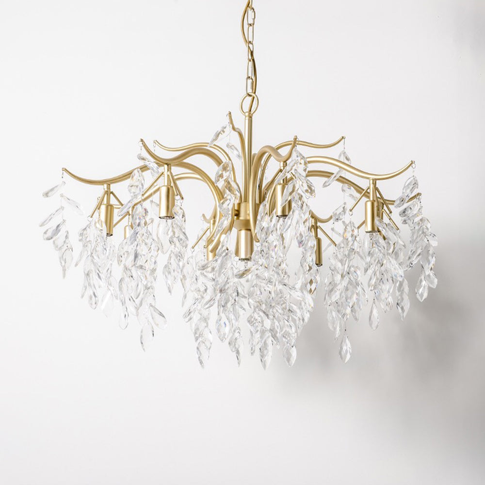 Kristy Luxury Wisteria Flower Crystal Chandelier