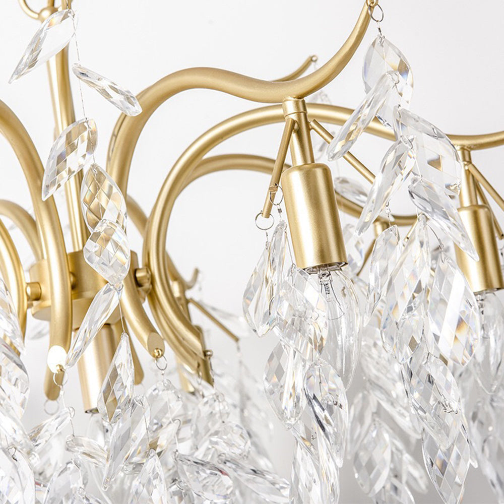 Kristy Luxury Wisteria Flower Crystal Chandelier