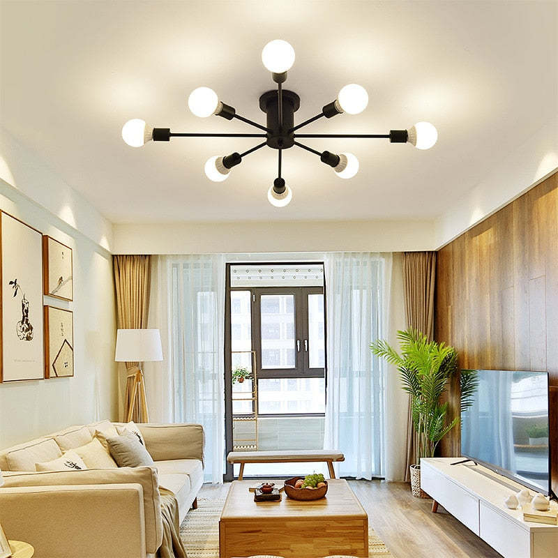 Silva Modern Simple Flush Mount Ceiling Light, 6/8/10 Heads - Neutral Decor