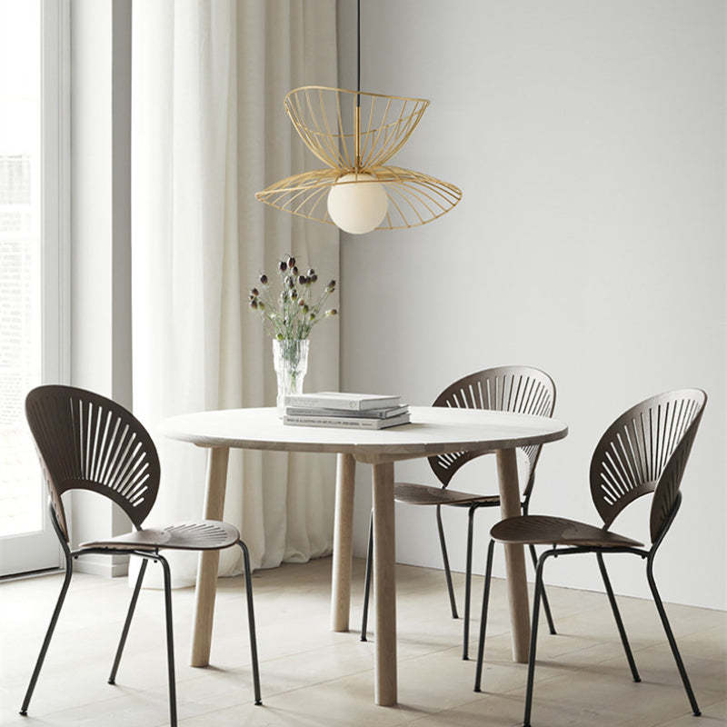 Ritta Pendant Light Modern, Metal, Gold/Black, Kitchen Island - Neutral Decor