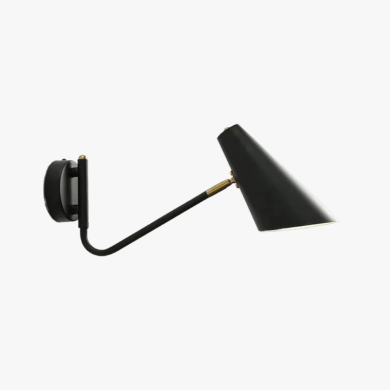 Epoch Rotatable Wall Lamp, Black & White & Gold, Bedroom - Neutral Decor