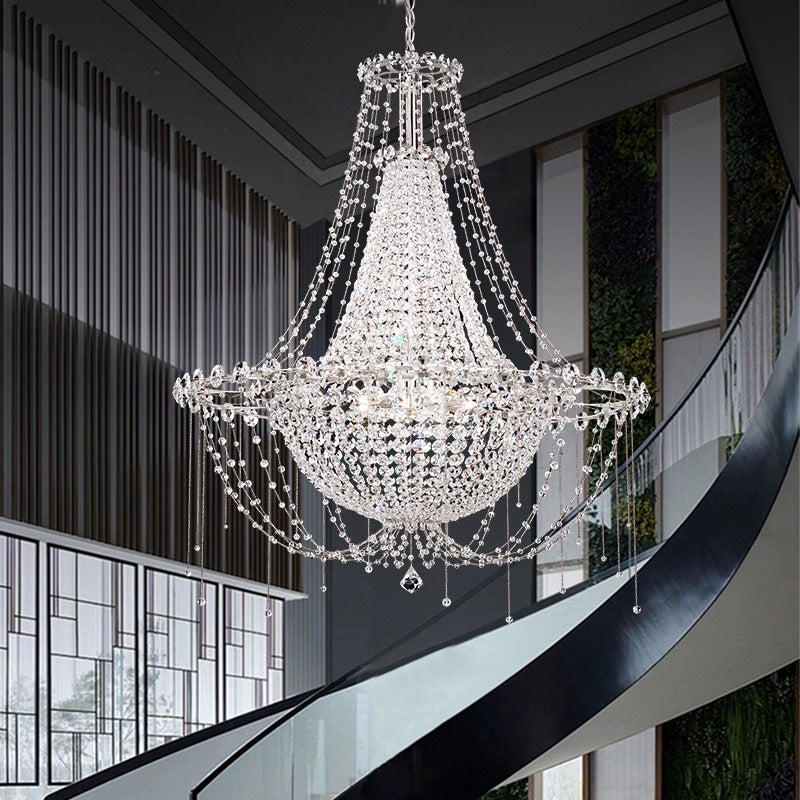 Kristy Chandelier Italian Crystal - Neutral Decor
