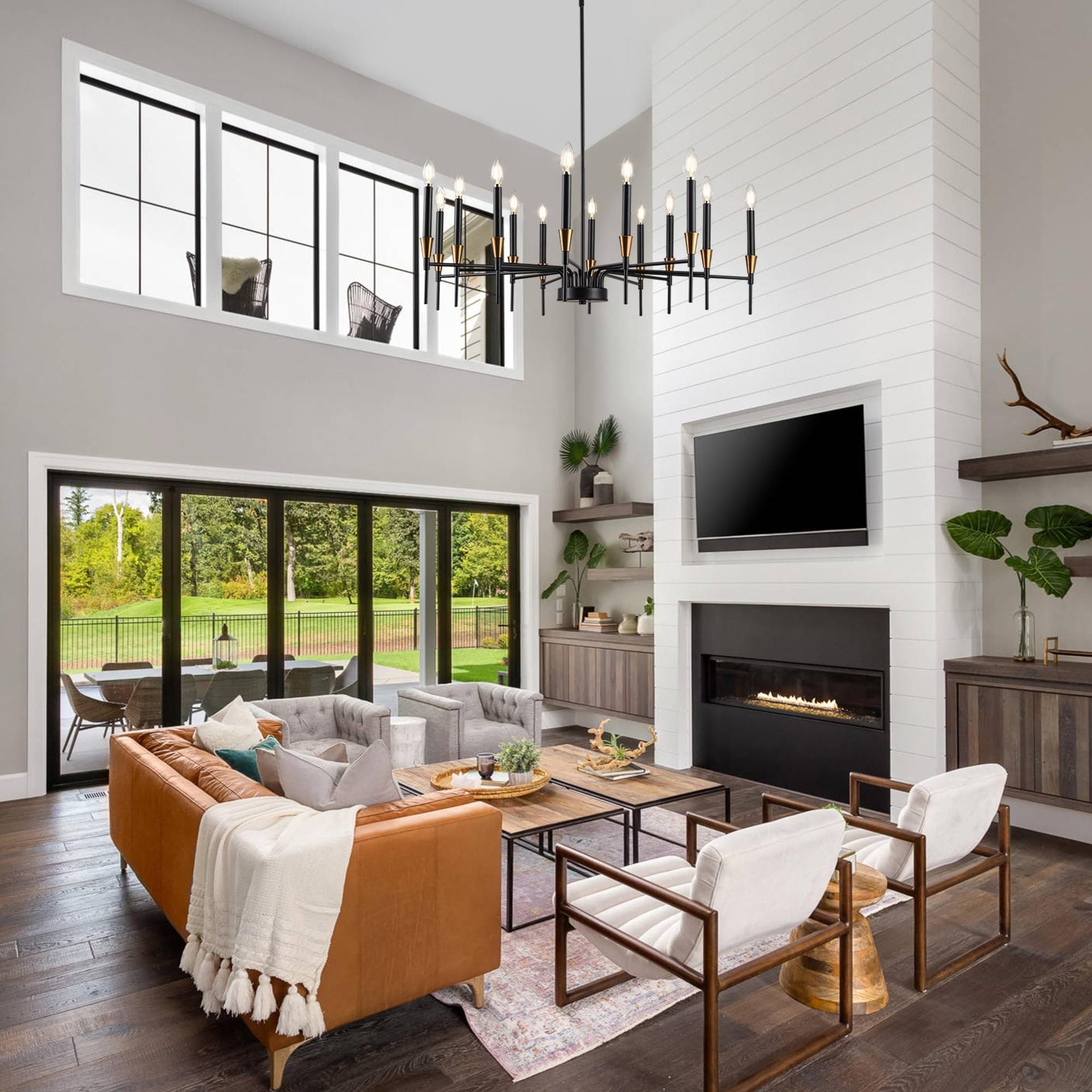 Silva Pendant Light Chandeliers Retro Industrial Living Room - Neutral Decor
