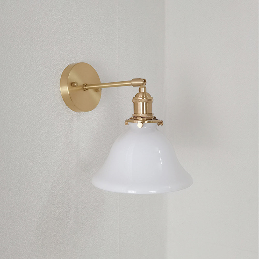 Tiffany Vintage Foldable Wall Lamp, Green/White - Neutral Decor